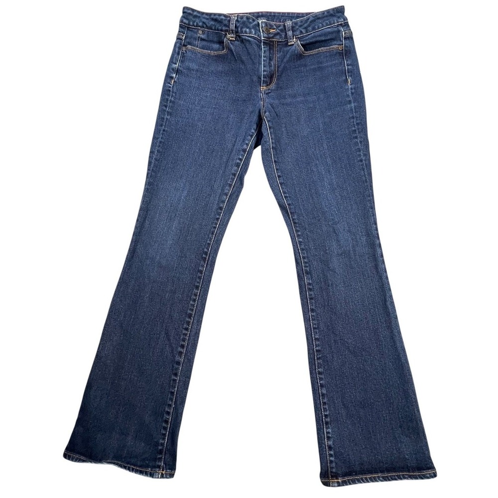 Talbots Dark Blue Jeans Curvy Bootcut Stretch Denim Womens 6/28